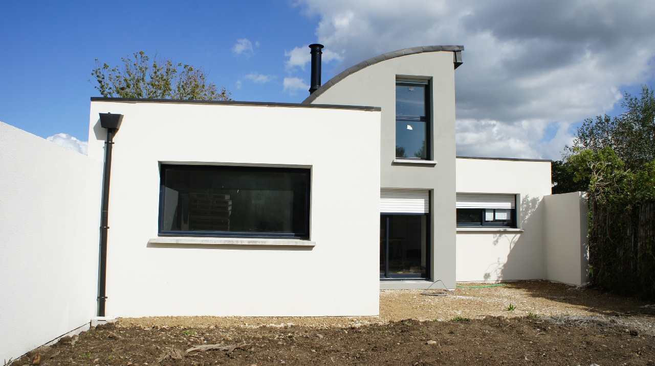 Modernité pour cette maison originale