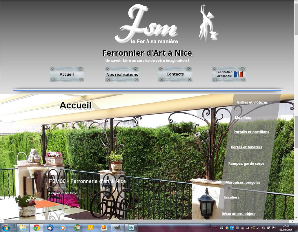 Un site de ma création www.fsm06.com